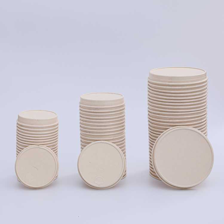 90mm biodegradable paper coffee cup lid
