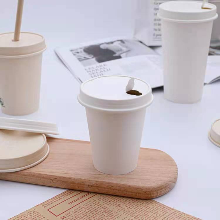 Disposable ecofriendly paper cup with lids