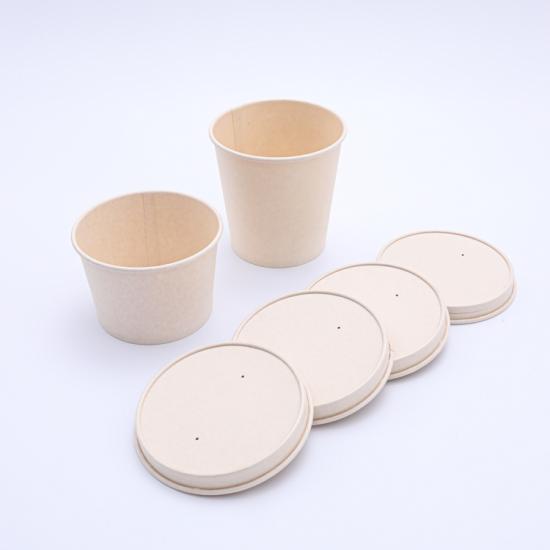 Disposable paper lids for paper cups