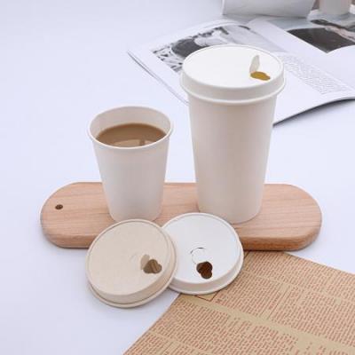 tampas de papel de polpa de bambu com design personalizado para copos