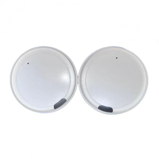White/Bagasse custom paper lid