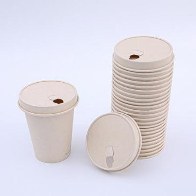 Tampas descartáveis ​​Compostáveis ​​para copos de café para embalagens de bebidas